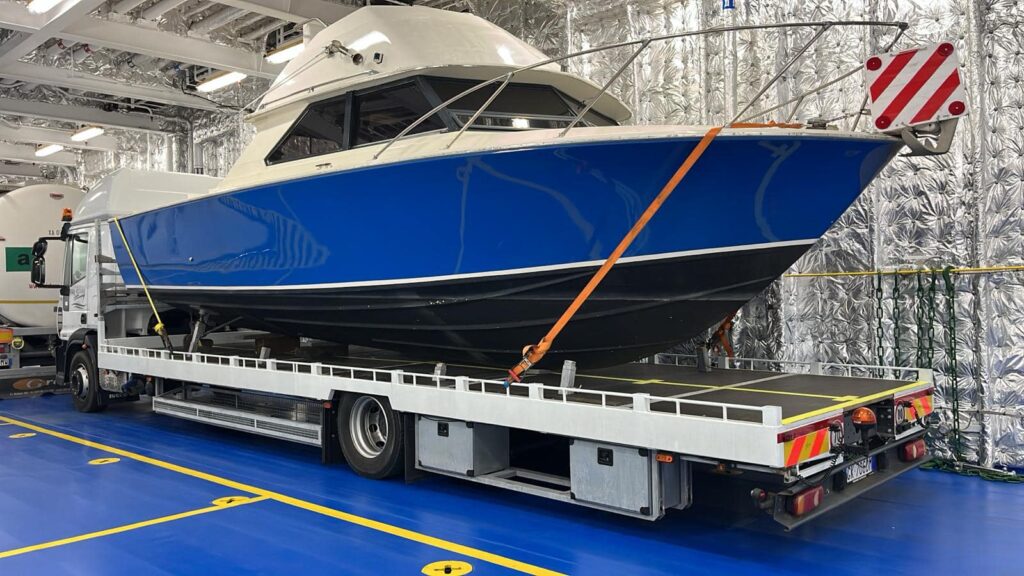 Trasporto barche internazionale da Olbia